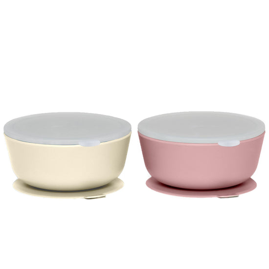 Wee Sprout Suction Bowls with lids 